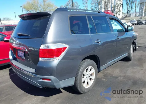 2013 Toyota Highlander Base Plus from USA, damaged, VIN 5TDZA3EH4DS031534